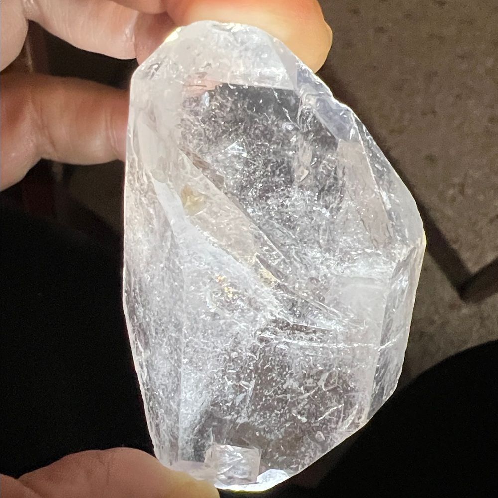 Clear Quartz Crystal Point - Natural Raw Specimen